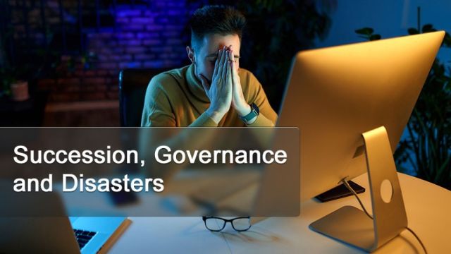 Succession, Governance and Disasters